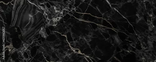 Panel kuchenny z motywem Natural black marble texture background