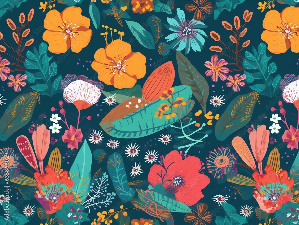 australia flowers pattern background australia flowers pattern background