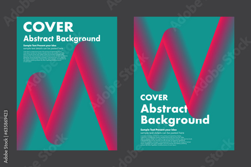 Wallpaper Mural Abstract background, vector geometric graphic design, M W character, cover poster wallpaper business card brochure flyer layout template, minimalist, pink, red, green, bright, Christmas color  Torontodigital.ca