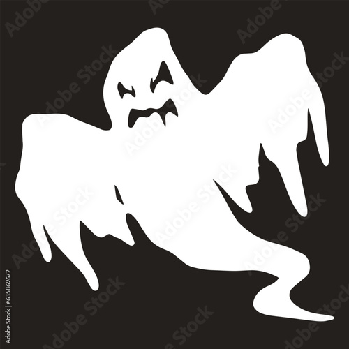Bringing for Halloween label monochrome