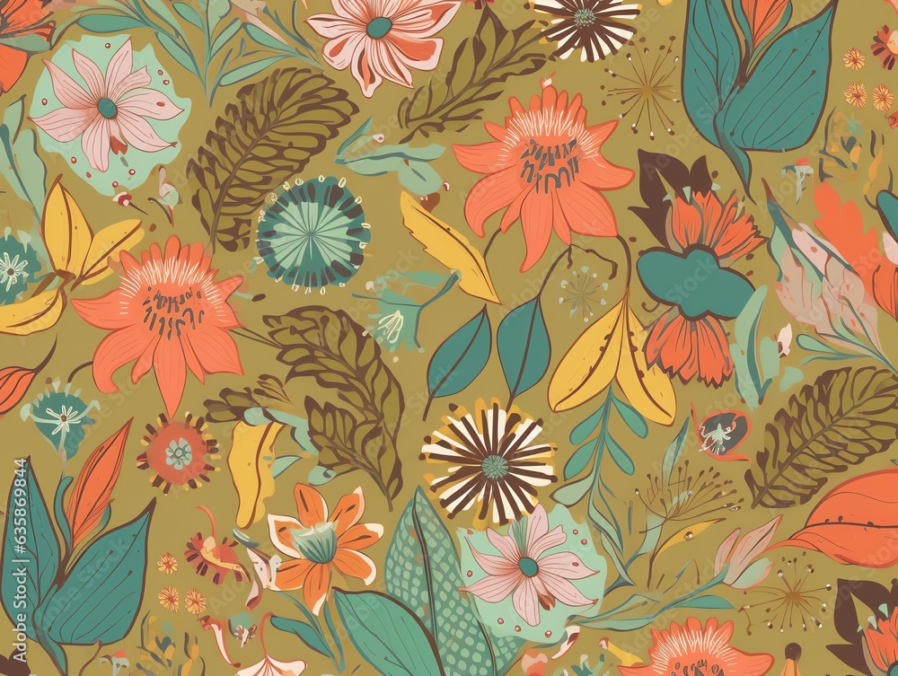 australia flowers pattern background australia flowers pattern background