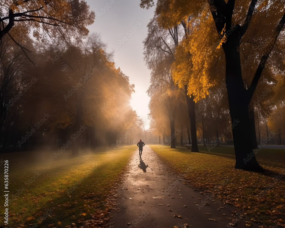 Obraz premium autumn in the park