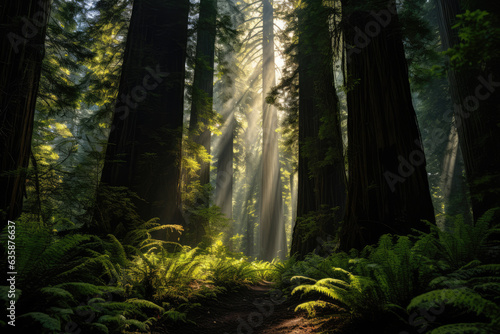 rays of light in the forest © Rainbow Kuma