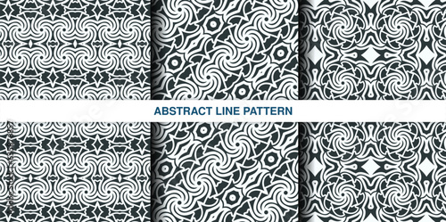 Collection of seamless ornamental ethnic patterns