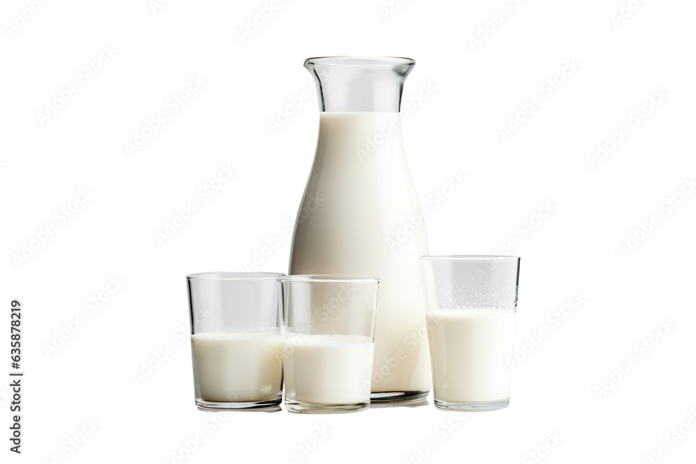 milk glass or milk bottle against a white background, reality, stock photography PNG milk glass or milk bottle against a white background, reality, stock photography PNG