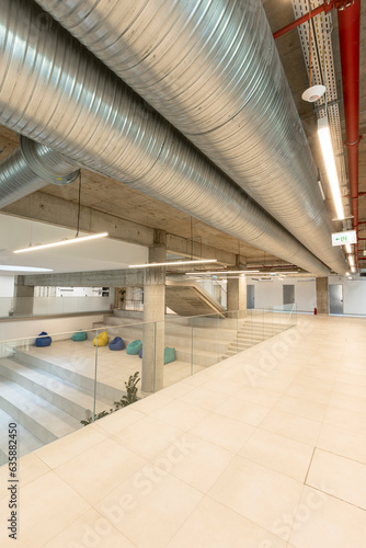 Interior of big office spac...