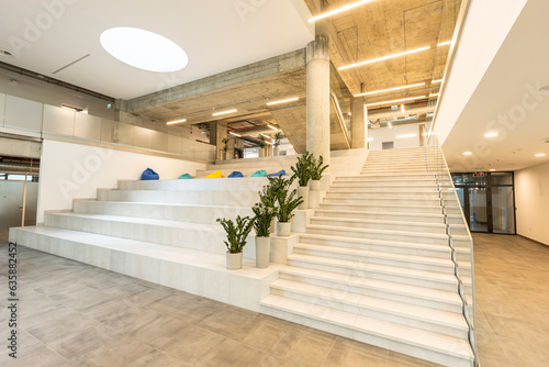 Interior of big office spac...