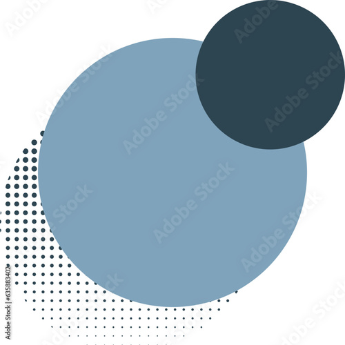 Circle shape memphis