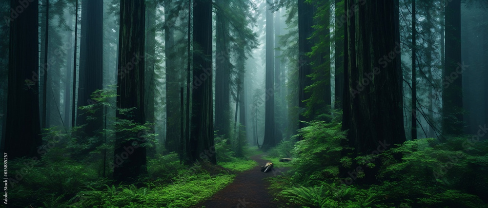 Obraz premium forest image in Ultra 4k