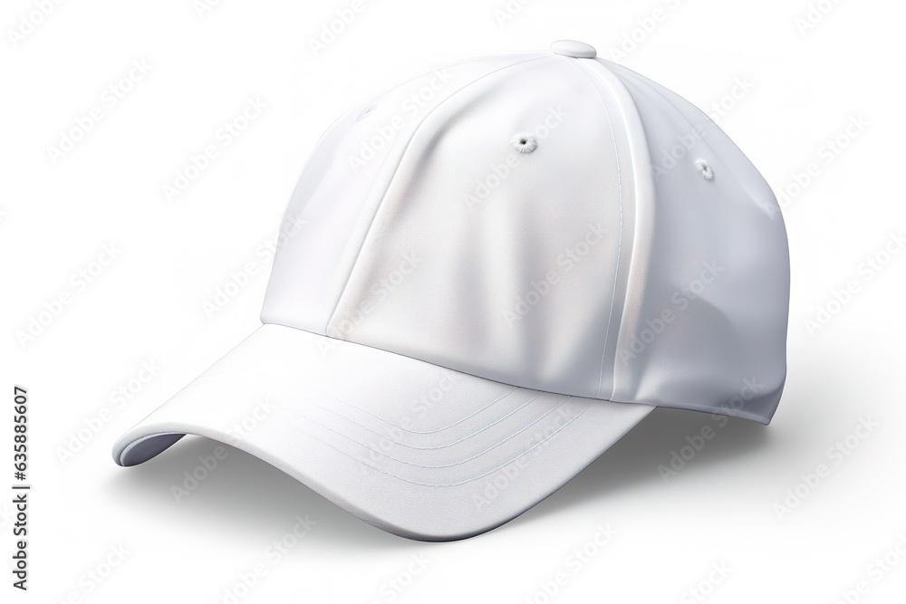 White baseball cap in four different angles views. Mock up. White baseball cap in four different angles views. Mock up.