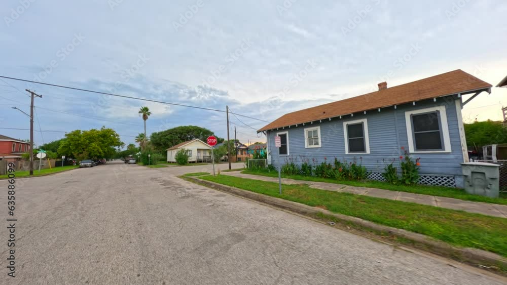 Motion tour residential homes in Galveston Texas close to Gulf beaches in Flood zone Motion tour residential homes in Galveston Texas close to Gulf beaches in Flood zone