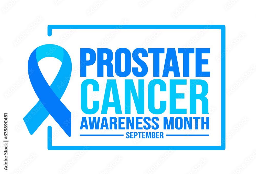 September is Prostate Cancer Awareness Month background template. Holiday concept. background, banner, placard, card, and poster design template with text inscription and standard color. vector September is Prostate Cancer Awareness Month background template. Holiday concept. background, banner, placard, card, and poster design template with text inscription and standard color. vector