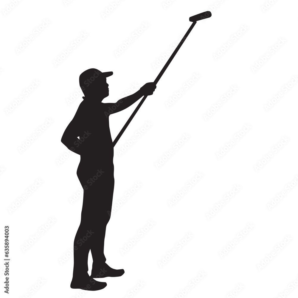 painter silhouette painter silhouette