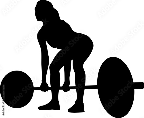weight lifting silhouette