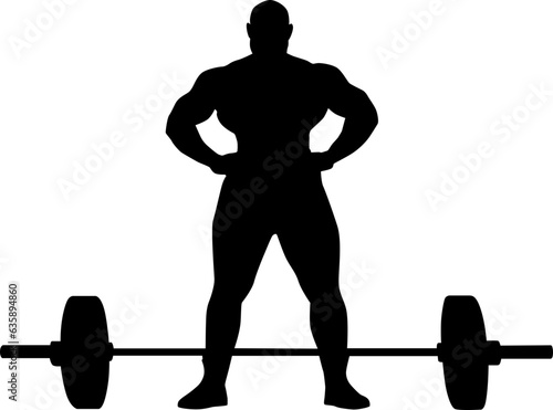 weight lifting silhouette