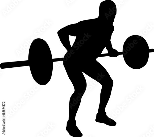 weight lifting silhouette