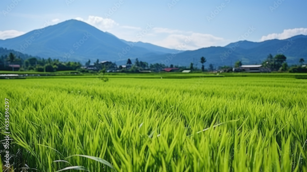 rice field view