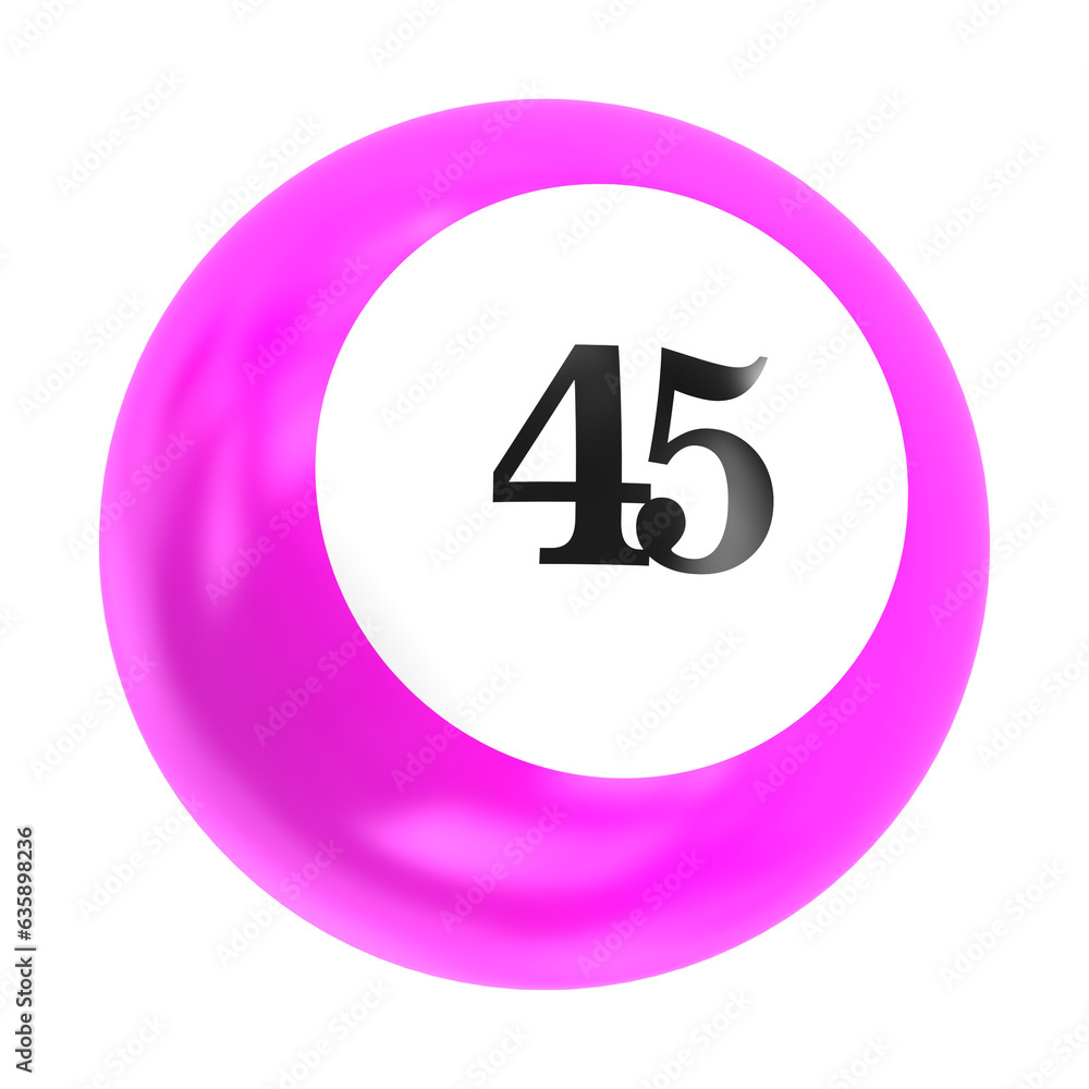 Pink sphere 3D  glossy and shiny 3d ball icon.