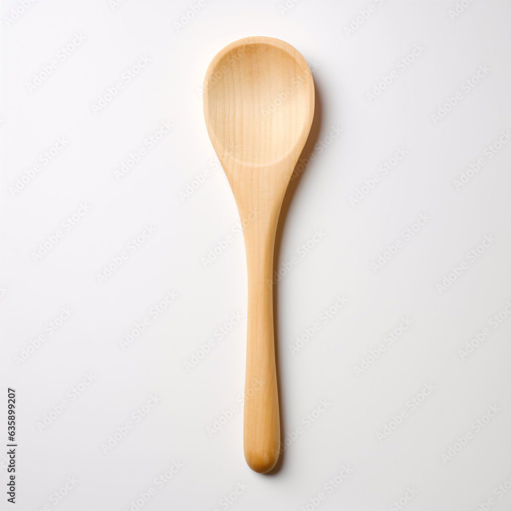Wooden spoon or oar or paddle isolated on white background. . Wooden spoon or oar or paddle isolated on white background. .