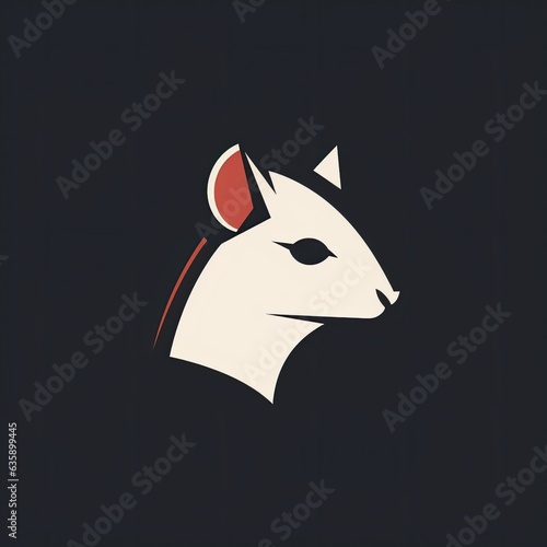 rat logo (Generative AI) 