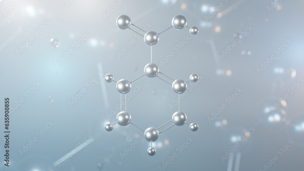 benzoic acid molecular structure, 3d model molecule, aromatic carboxylic acid, structural chemical formula view from a microscope benzoic acid molecular structure, 3d model molecule, aromatic carboxylic acid, structural chemical formula view from a microscope