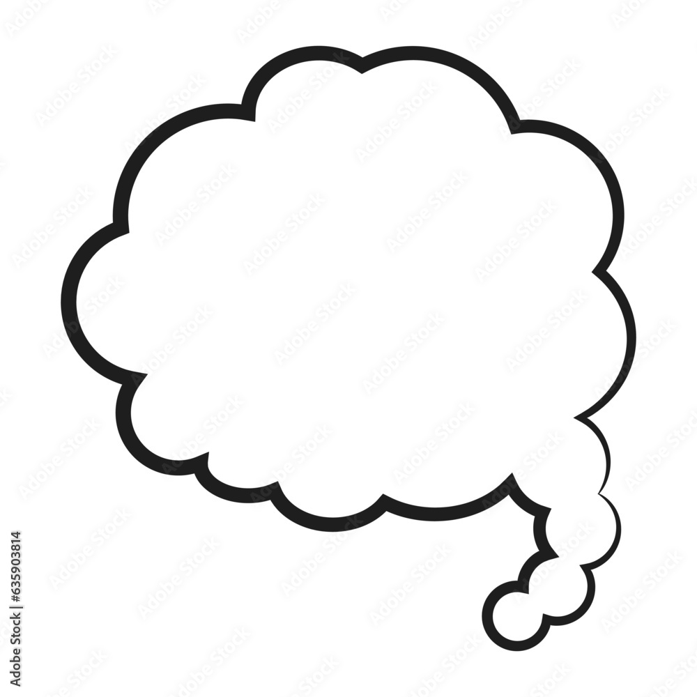 Speech bubble icon. Flat design. Isolated white background Speech bubble icon. Flat design. Isolated white background