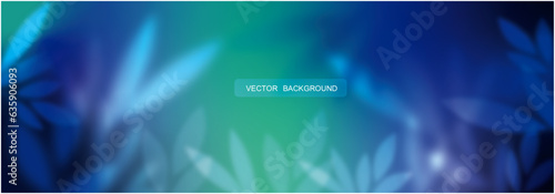 Abstract Blue Background with Gradient, Spots and highlight. Defocused Bright Colorful Background with Blurred shapes.