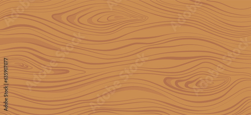 Wood texture. Brown wooden plank, cutting board, floor or table surface. Striped fiber textured background. Retro tree surface pattern