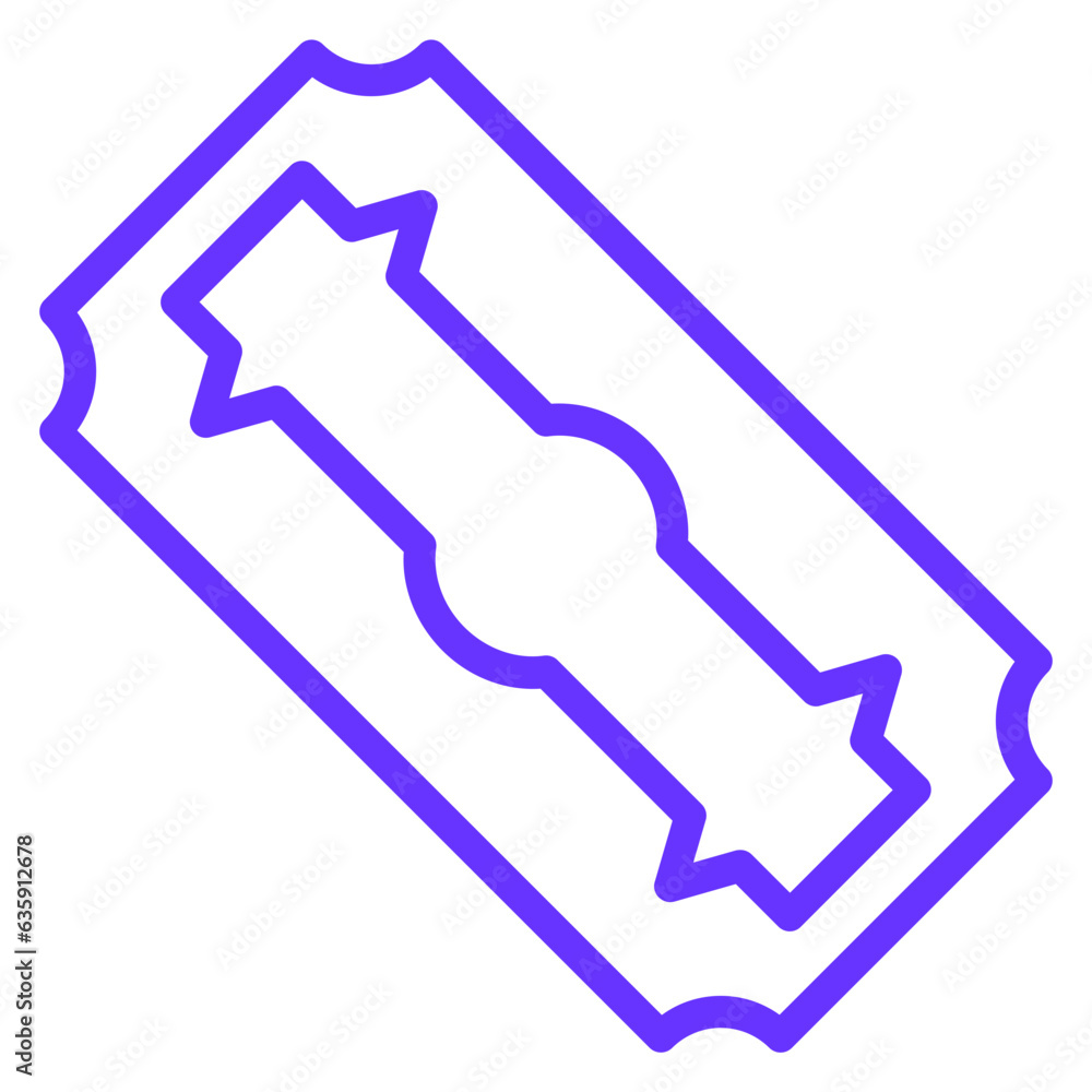 Vector Design Razor Blade Icon Style Vector Design Razor Blade Icon Style