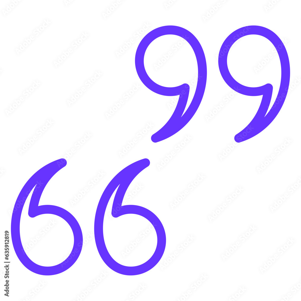 Vector Design Quotes Icon Style Vector Design Quotes Icon Style