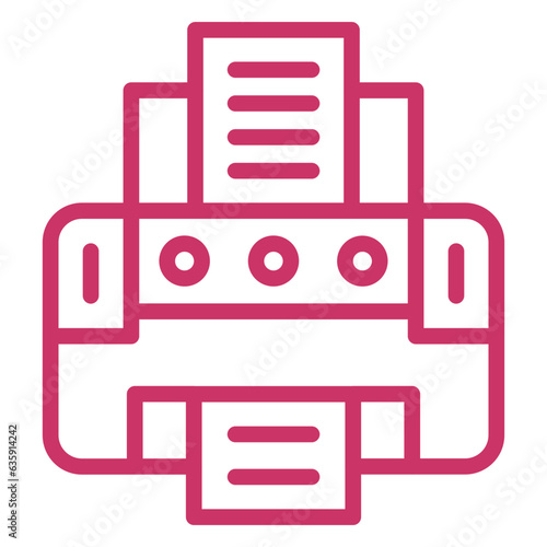 Vector Design Engineering Printer Icon Style