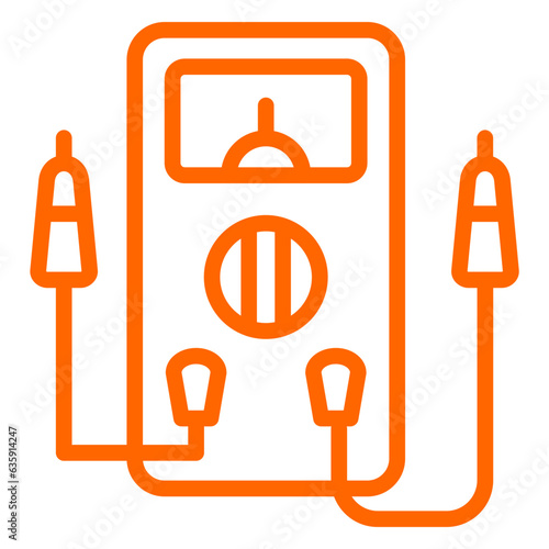 Vector Design Multimeter Icon Style