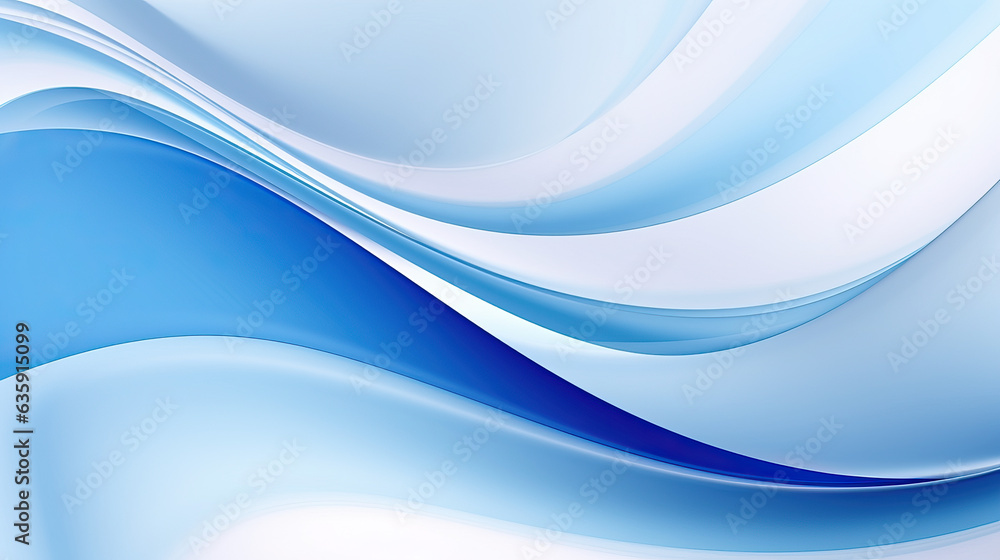 Obraz premium Light blue abstract background (Generative AI)
