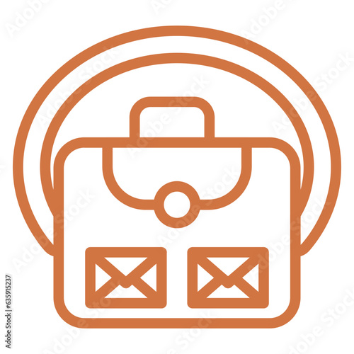 Vector Design Mail Bag Icon Style