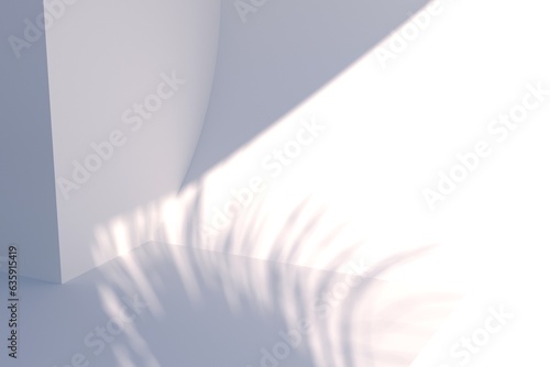 3d gray stage background product display podium scene with leaf platform. grey background vector 3d render with podium. stand to show cosmetic product. 3d Stage showcase on display white background