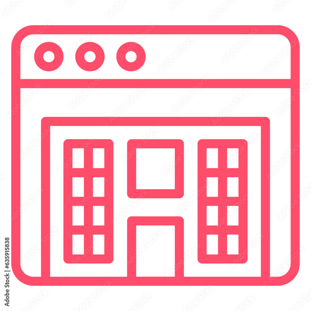 Vector Design Corporate Website Icon Style Vector Design Corporate Website Icon Style