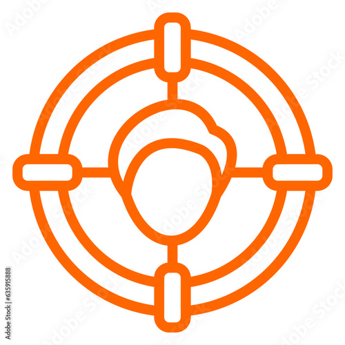 Vector Design Headhunting Icon Style