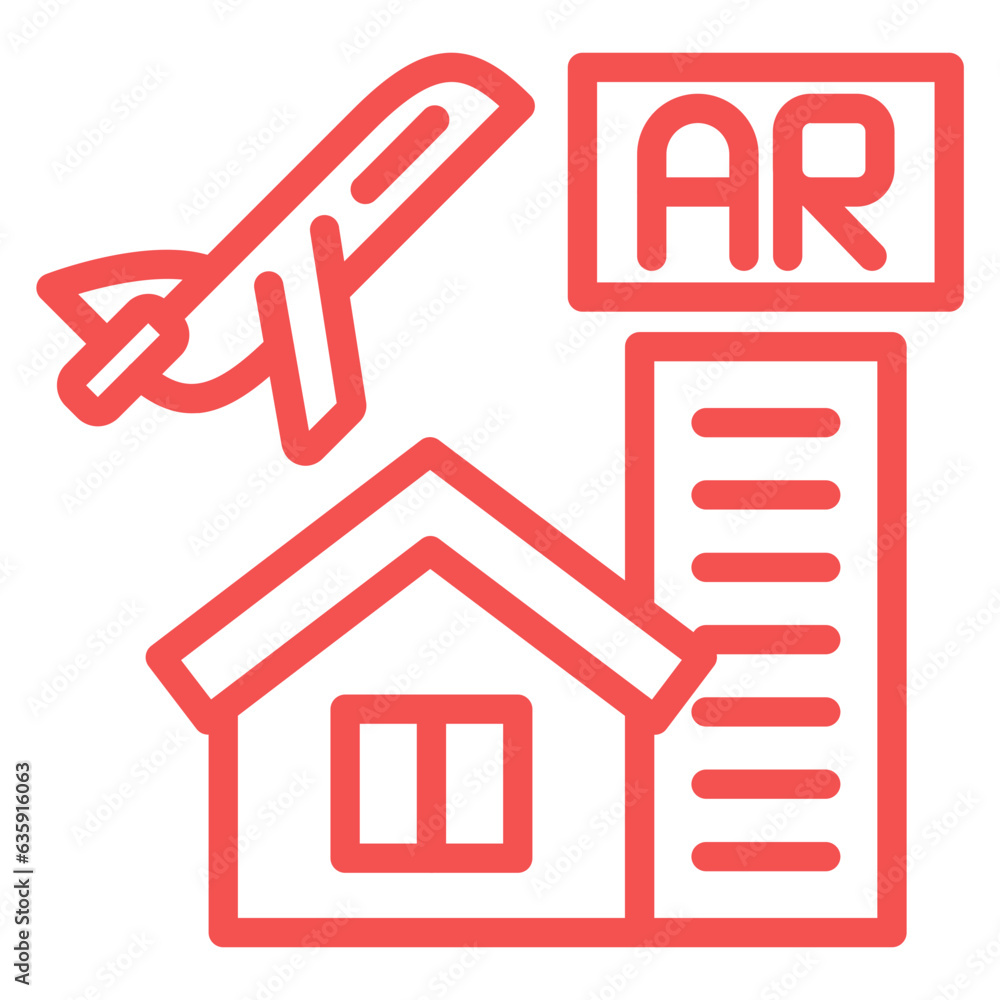 Vector Design Ar Tourism Icon Style Vector Design Ar Tourism Icon Style