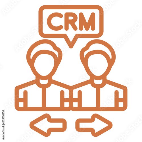 Vector Design Crm Methodologies Icon Style