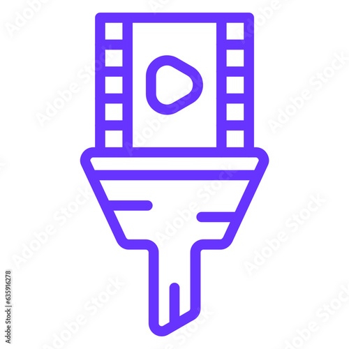 Vector Design Content Curation Icon Style © designing ocean