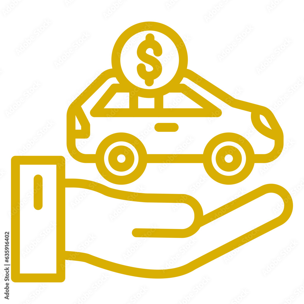Vector Design Dealer Holdback Icon Style Vector Design Dealer Holdback Icon Style