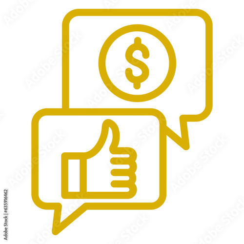 Vector Design Haggling Icon Style