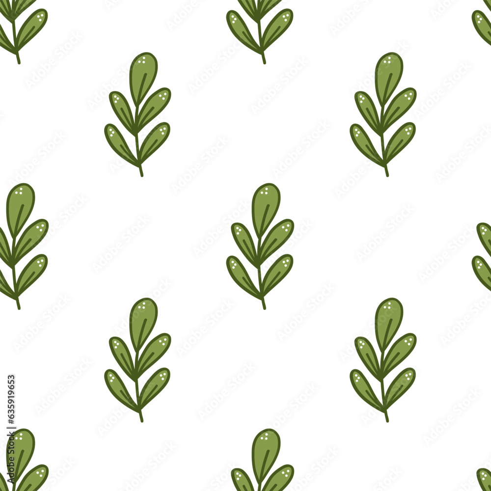 Seamless pattern with cute leaves. For greeting card, wallpaper, pattern fills, web page, background, invitation, gift paper. Seamless pattern with cute leaves. For greeting card, wallpaper, pattern fills, web page, background, invitation, gift paper.