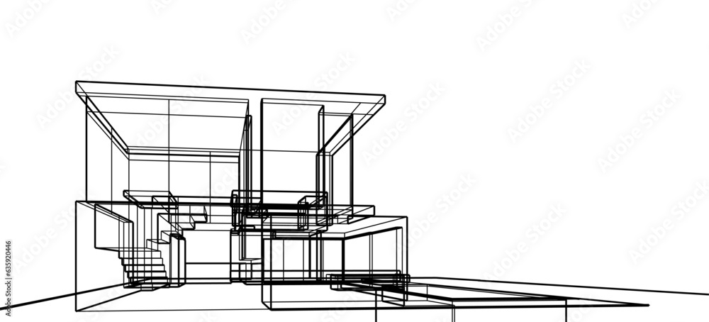 sketch of a house sketch of a house