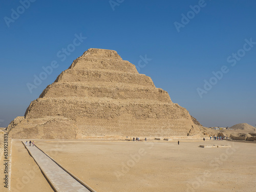 Step Pyramid of Djoser, dating from circa 2700 BC, part of the Memphite Necropolis, UNESCO World Heritage Site, Egypt, North Africa Africa photo