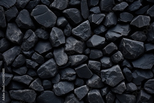 Black stones background generative ai © 3D Lab Academy