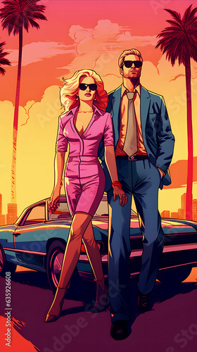 Blonde & The Tycoon Classic Miami Vice 