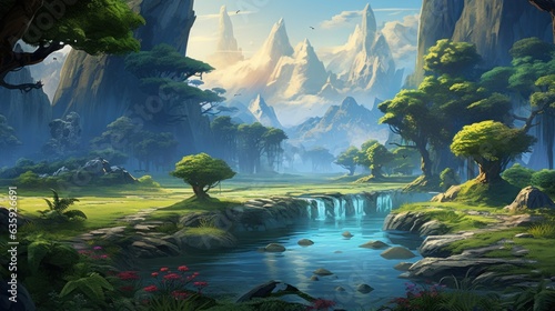 Beautiful Landscape Game Art