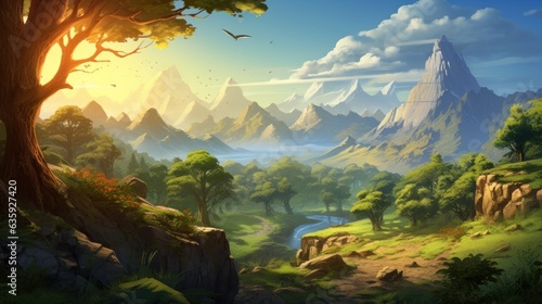 Beautiful Landscape Game Art