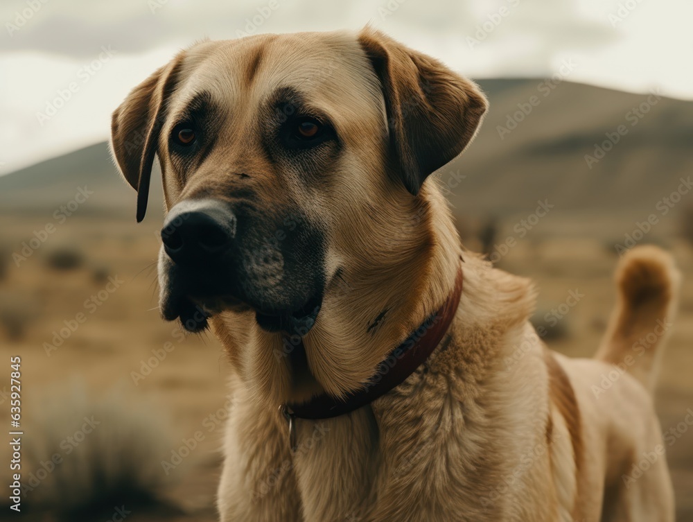 Anatolian Shepherd dog created with Generative AI technology